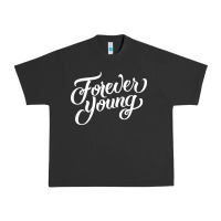 Pigment Black forever young Urban Heavy Tee - DesignPulse