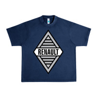Navy renault old Urban Heavy Tee - DesignPulse