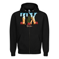 Black texas cactus Zipper Hoodie - RanaPortraitStore