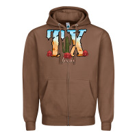 Chestnut texas cactus Zipper Hoodie - RanaPortraitStore