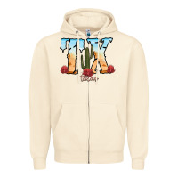 Sandshell texas cactus Zipper Hoodie - RanaPortraitStore