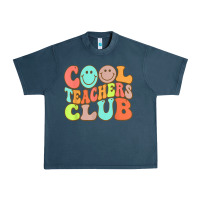 Midnight Navy cool teachers club funny smile teachers club squad t shirt Urban Heavy Tee - DesignPulse
