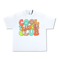 White cool teachers club funny smile teachers club squad t shirt Urban Heavy Tee - DesignPulse