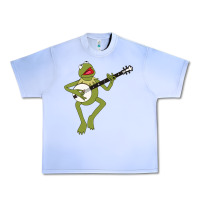 Grape Ice Kermit playing the banjo Classic Urban Heavy Tee - DesignPulse