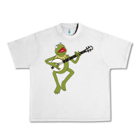 Lunar Rock Kermit playing the banjo Classic Urban Heavy Tee - DesignPulse