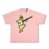 Salmon Kermit playing the banjo Classic Urban Heavy Tee - DesignPulse