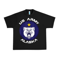Black us army alaska polar bear patch t shirt Urban Heavy Tee - DesignPulse