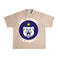 French Oak us army alaska polar bear patch t shirt Urban Heavy Tee - DesignPulse