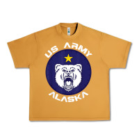 Peanut Butter us army alaska polar bear patch t shirt Urban Heavy Tee - DesignPulse