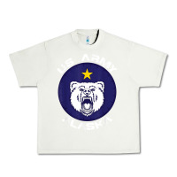 Pistachio us army alaska polar bear patch t shirt Urban Heavy Tee - DesignPulse