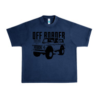 Navy off roader bronco Urban Heavy Tee - DesignPulse