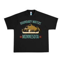 Retro Boundary Waters Canoe Minnesota Urban Heavy Tee | Teevron
