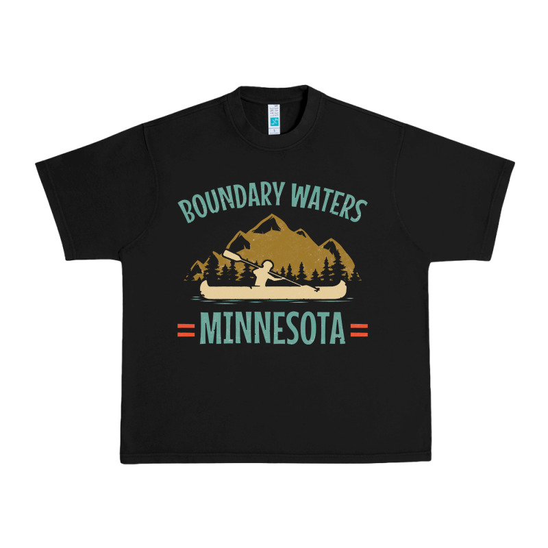 Retro Boundary Waters Canoe Minnesota Urban Heavy Tee by DesignPulse | Teevron