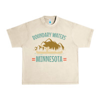 Sandshell retro boundary waters canoe minnesota Urban Heavy Tee - DesignPulse