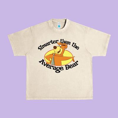 Yogi Bear Average Bear Urban Heavy Tee Designed By Designpulse