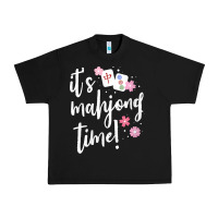Black womens mahjong gift for her mahjong player v neck t shirt Urban Heavy Tee - DesignPulse