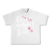 Lunar Rock womens mahjong gift for her mahjong player v neck t shirt Urban Heavy Tee - DesignPulse