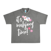 Tornado womens mahjong gift for her mahjong player v neck t shirt Urban Heavy Tee - DesignPulse