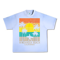 Grape Ice windansea beach california ca surfer surfing surf palm tree Urban Heavy Tee - DesignPulse