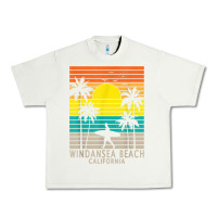 Pistachio windansea beach california ca surfer surfing surf palm tree Urban Heavy Tee - DesignPulse