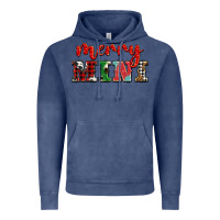 Vintage Denim christmas merry mini Vintage Hoodie - BarkalooDesign