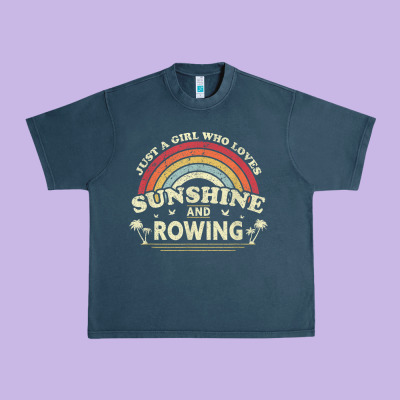Rowing  . Just A Girl Who Loves Sunshine And Rowing Urban Heavy Tee Designed By Designpulse