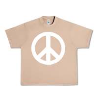 Burro Peace Sign Urban Heavy Tee - DesignPulse