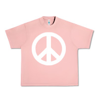 Salmon Peace Sign Urban Heavy Tee - DesignPulse