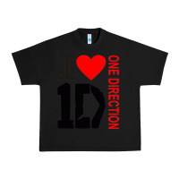 Black one direction Urban Heavy Tee - DesignPulse