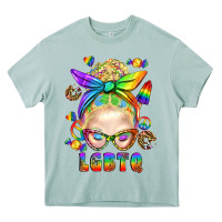 Arona LGBTQ+ Messy Bun With Snacks Heavy Core Tee - BundleAndBundleShop