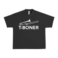 Pigment Black funny trombone funny t boner funny t boner tboner Urban Heavy Tee - DesignPulse
