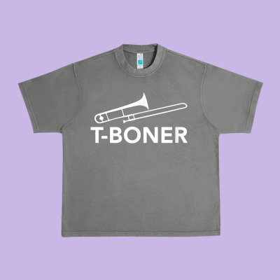 Funny Trombone Funny T Boner Funny T Boner Tboner Urban Heavy Tee Designed By Designpulse