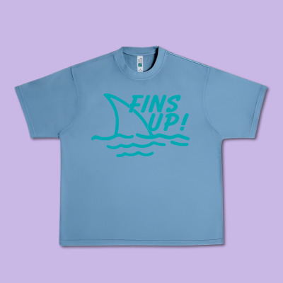 Fins Up Jimmy Urban Heavy Tee Designed By Designpulse