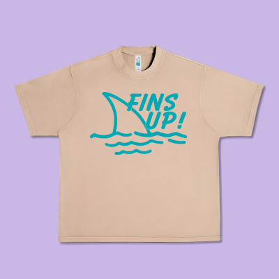 Fins Up Jimmy Urban Heavy Tee Designed By Designpulse