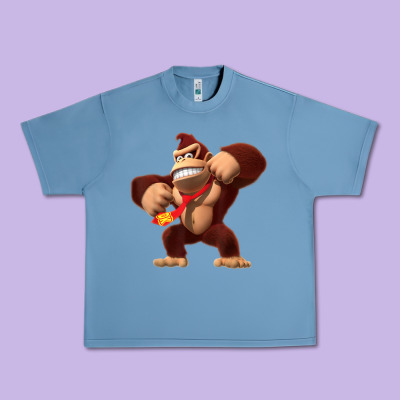 Donkey Kong 3d Poster Urban Heavy Tee Designed By Designpulse