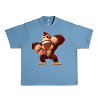 Pebble Blue Donkey Kong 3D Poster Urban Heavy Tee - DesignPulse