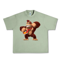 Oil Green Donkey Kong 3D Poster Urban Heavy Tee - DesignPulse