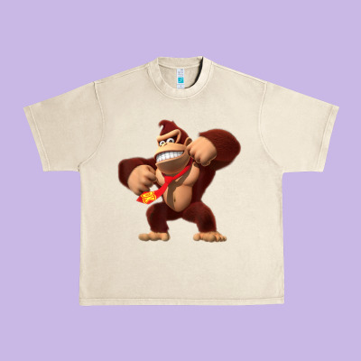 Donkey Kong 3d Poster Urban Heavy Tee Designed By Designpulse