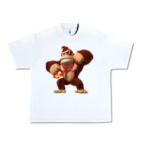 White Donkey Kong 3D Poster Urban Heavy Tee - DesignPulse