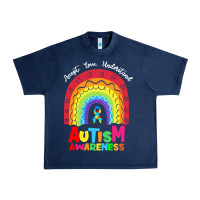 Navy autism awareness month t  shirt autism awareness rainbow accept unders Urban Heavy Tee - DesignPulse
