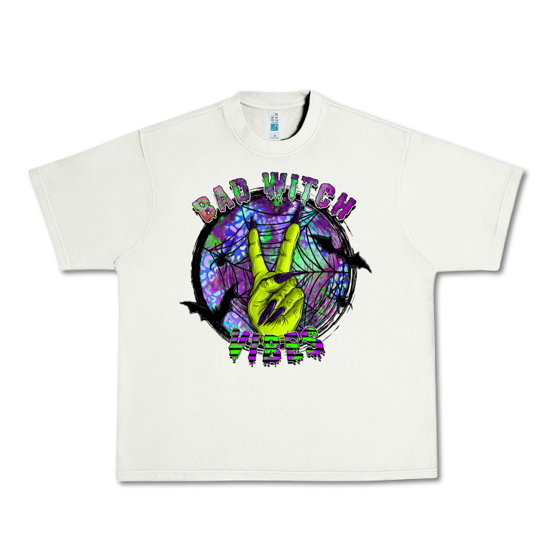 Bad Witch Vibes Urban Heavy Tee by SublimationCraftShop | Teevron