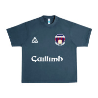 Midnight Navy galway gaillimh irish gaelic football and hurling premium Urban Heavy Tee - DesignPulse