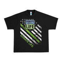 Black donate life Urban Heavy Tee - DesignPulse