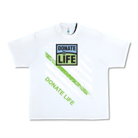White donate life Urban Heavy Tee - DesignPulse