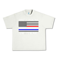 Pistachio police fire ems first responder american flag firefighter t shirt Urban Heavy Tee - DesignPulse