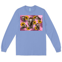 Colony Blue Baby elephant sunflowers kid's bottle Long Sleeve Tee - Artiststas