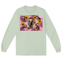 Matcha Baby elephant sunflowers kid's bottle Long Sleeve Tee - Artiststas