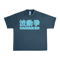 Midnight Navy hadouken street arcade fighter retro ryu gaming funny Urban Heavy Tee - DesignPulse