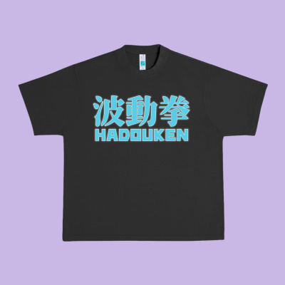 Hadouken Street Arcade Fighter Retro Ryu Gaming Funny Urban Heavy Tee Designed By Designpulse