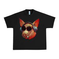 Black Blodwyn pig Urban Heavy Tee - DesignPulse